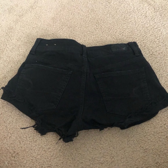 American eagle Hi-Rise festival black shorts - Picture 2 of 3